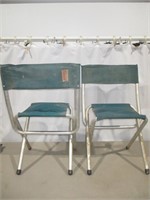 Vintage Coleman Fold-Up Camp Chairs