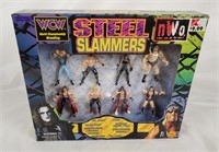 New Wcw Wrestling Steel Slammers Action Figures