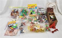 Lot Of Various Cowboys & Indians Toy Figures