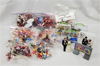 Lot Of Various Sports Themed Toy Figures