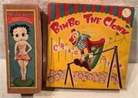 Betty Boop Nodder /Bimbo Clown Original Boxes