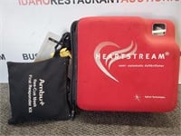 Heartstream Semi Automatic Defibrillator w/mask