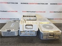Assorted Instrument and Autoclave Trays