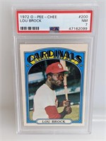 1972 O-Pee-Chee #200 Lou Brock PSA 7