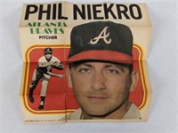 1970 Topps Poster Phil Niekro
