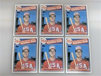 Six Mark McGwire Rookie Cards