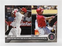 2021 Topps Now Shohei Ohtani, Mike Trout #841