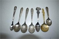 Souvenir Spoons Mickey Mouse, Gerber Baby +