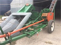 New Idea Model 324 two-row corn picker with