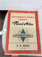 International Truck Road Atlas, E.H.Beck,Elgin, MN