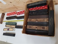 large collection of piano rolls