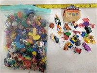 large collection of small toys