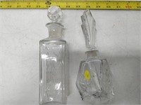 pair of crystal pcs with stoppers