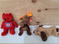 collection of beanie babies