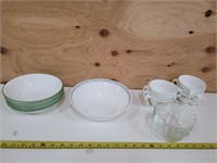 lot of correlle misc dishes