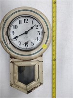 vintage wall clock with key