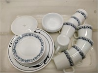 mixed lot of corelle dishes. 31 pcs