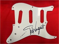 Ted Nugent autographed guitar pick guard
