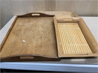 WOODEN TRAYS