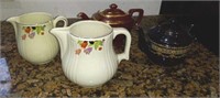 Halls pitcher, teapot Etc