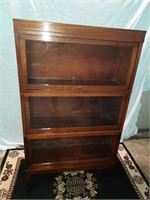Antique Walnut Stackable Lawyer Bookcase