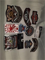 Group of Harley Davidson Patches
