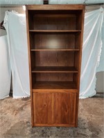 Thomasville Bookshelf w/ Cabinet (78"H  x  32"W)