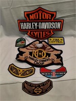 Group of Harley Davidson Patches