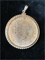 Cien Asos Coin Pendant - Sterling Bezel