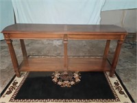 Oak Sofa Table (27 1/2"H  x  60"W)