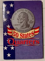 Complete State Quarter Set in Folder