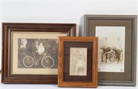 ANTIQUE BICYCLE PHOTOGRAPHS (6)