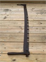 Antique 6 foot 2 man saw