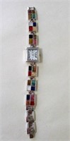 ARIA SOUTHWEST INLAID STONE STERLING LADIES WATCH