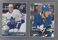 WILLIAM NYLANDER LOT OF 2 ROOKIE CARDS MAPLE LEAFS