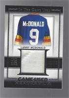 LANNY McDONALD IN THE GAME USED JERSEY GU13