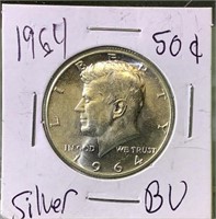 1964 Kennedy silver half Dollar