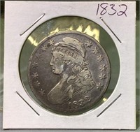 1832 US Bust half Dollar