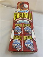 1991 Fleer Baseball Wax Pack Box of 36 x2