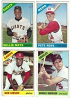 1966 Topps Baseball Lot of 4 cards