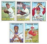1967 Topps Baseball Lot of 5 cards