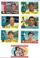 1960 Topps Baseball 7 Card Lot