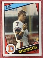 1984 Topps Football #6 John Elway Rookie Card