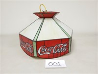 Coca-Cola Stained Glass Swag Lamp (No Ship)