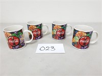 4 Gibson Coca-Cola Coffee Mugs