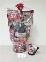 Vtg Coca-Cola Nascar Gift Basket + Mug (No Ship)