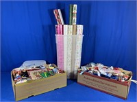 CHRISTMAS WRAPPING PAPER LOT