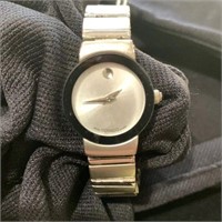 Unisex Silver band silver faced watch