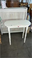 Little white make up table 30in height