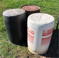 (3) Empty Barrels